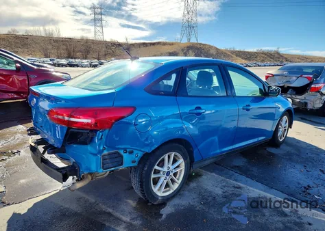 2016 Ford Focus Se z USA, uszkodzony, nr VIN 1FADP3F20GL337886